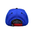 3D -Gummi -Patch -Logo Flat Rand Snapback Cap